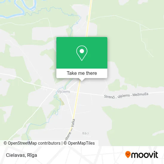 Cielavas map