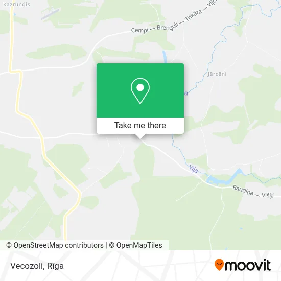 Vecozoli map