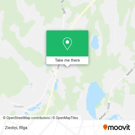 Ziediņi map