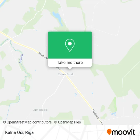 Kalna Oši map