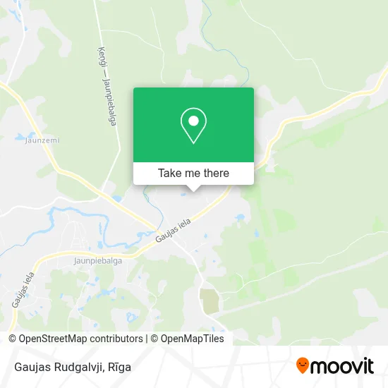 Gaujas Rudgalvji map