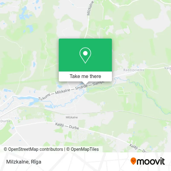 Milzkalne map