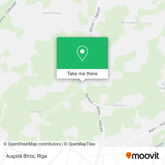 Augstā Birzs map