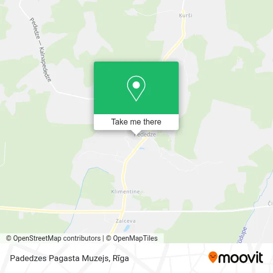 Padedzes Pagasta Muzejs map
