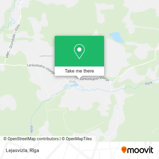 Lejasvizla map