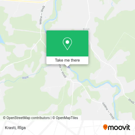 Krasti map