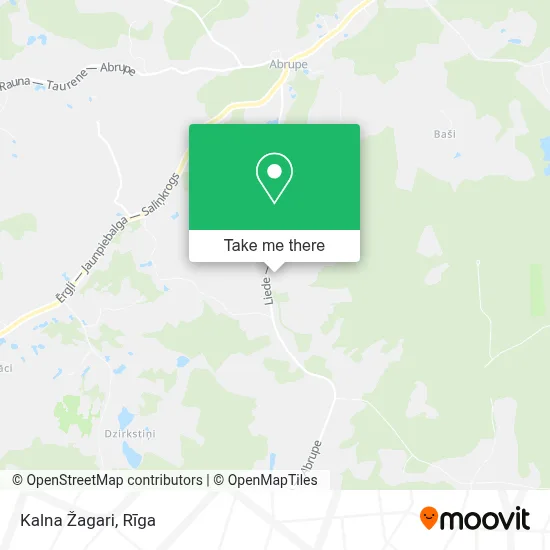 Kalna Žagari map