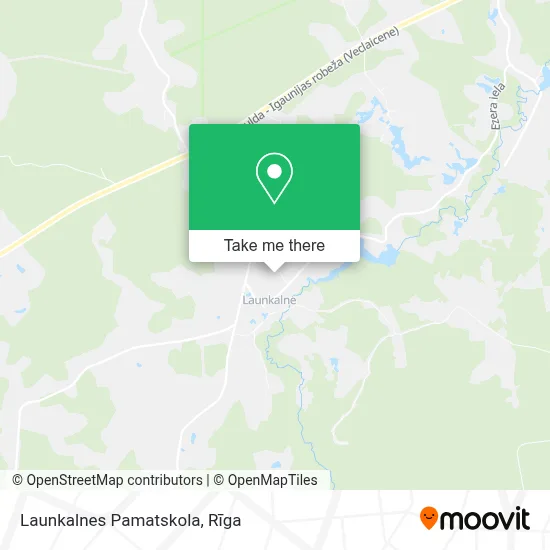 Launkalnes Pamatskola map