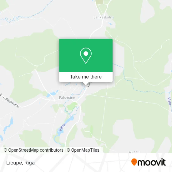 Līčupe map