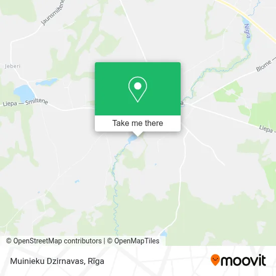 Muinieku Dzirnavas map
