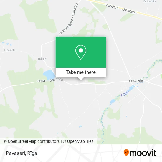 Pavasari map