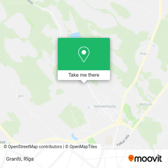 Granīti map