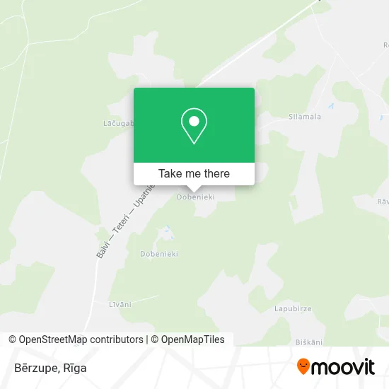 Bērzupe map