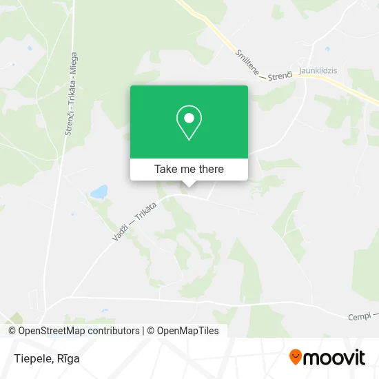 Tiepele map