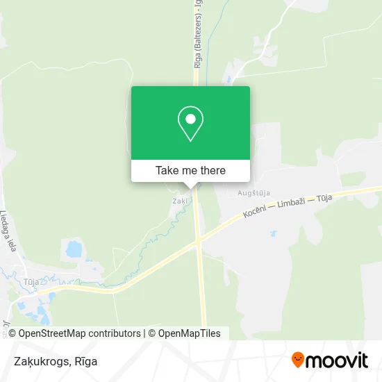 Zaķukrogs map