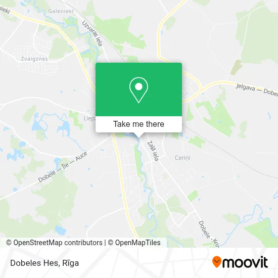 Dobeles Hes map
