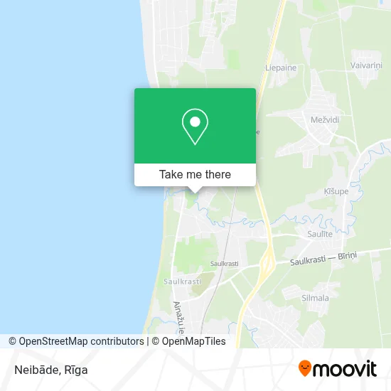 Neibāde map