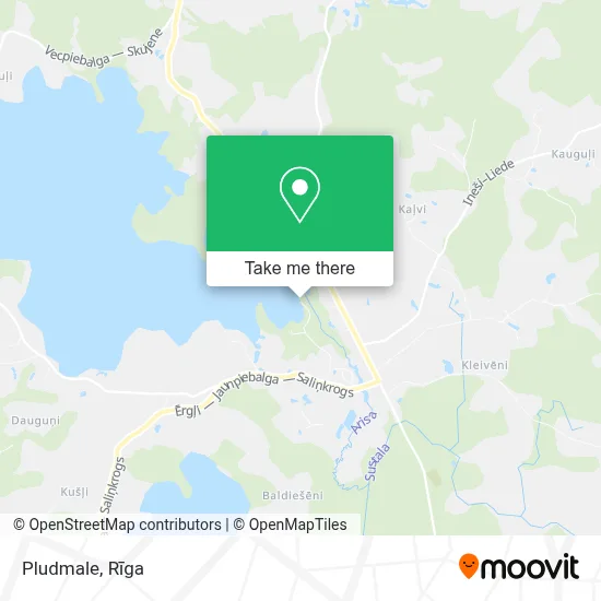 Pludmale map