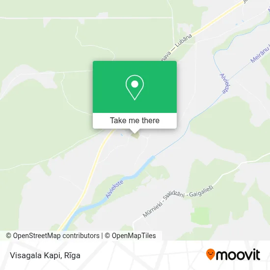 Visagala Kapi map