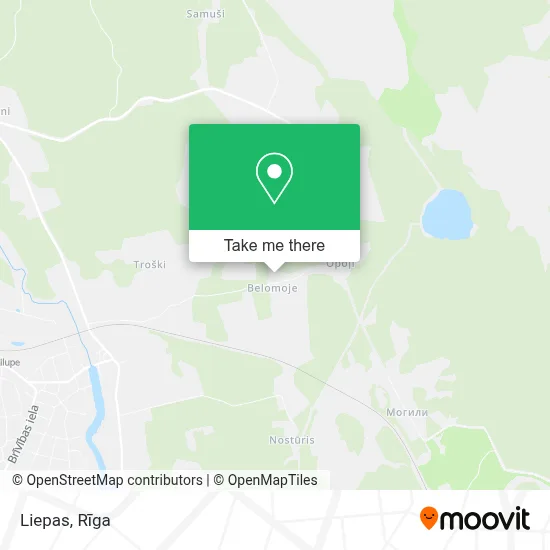 Liepas map
