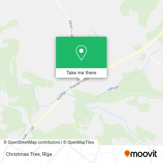 Christmas Tree map