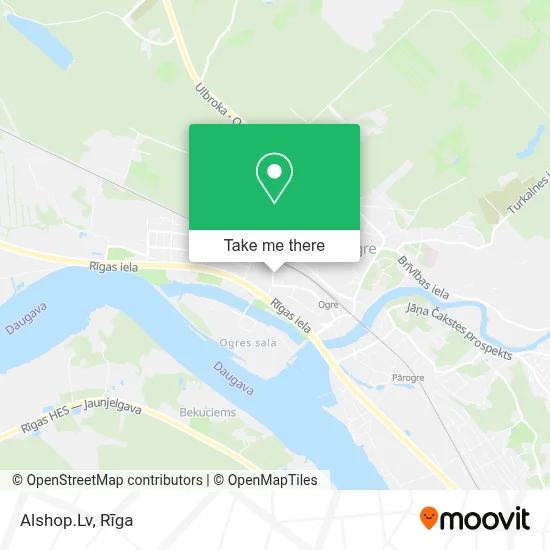 Alshop.Lv map