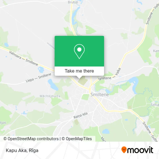 Kapu Aka map