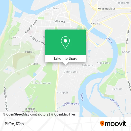 Bitīte map
