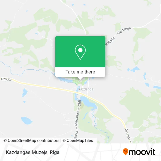 Kazdangas Muzejs map