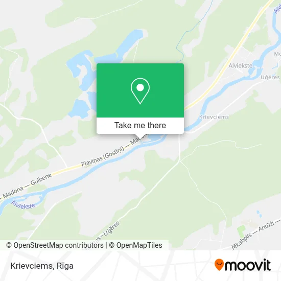 Krievciems map
