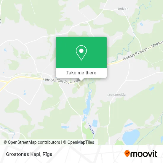 Grostonas Kapi map