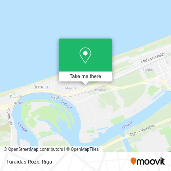 Turaidas Roze map
