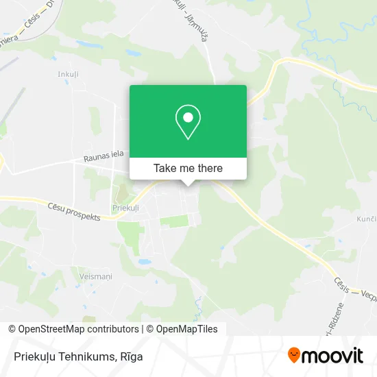 Priekuļu Tehnikums map