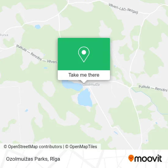 Ozolmuižas Parks map
