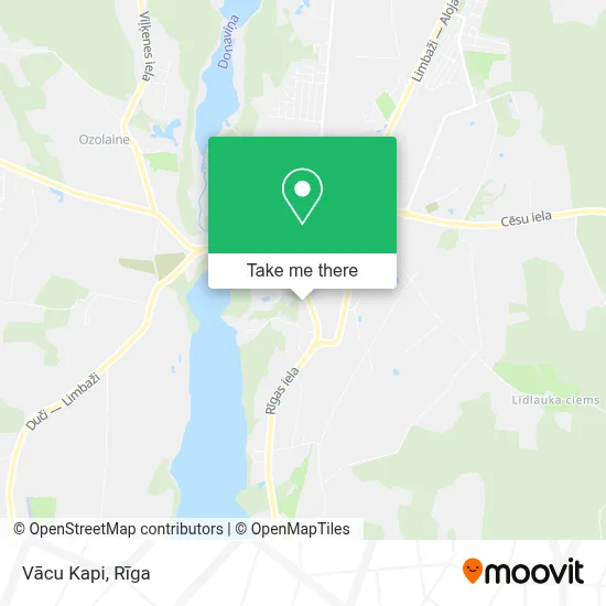 Vācu Kapi map