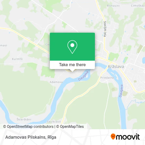 Adamovas Pilskalns map