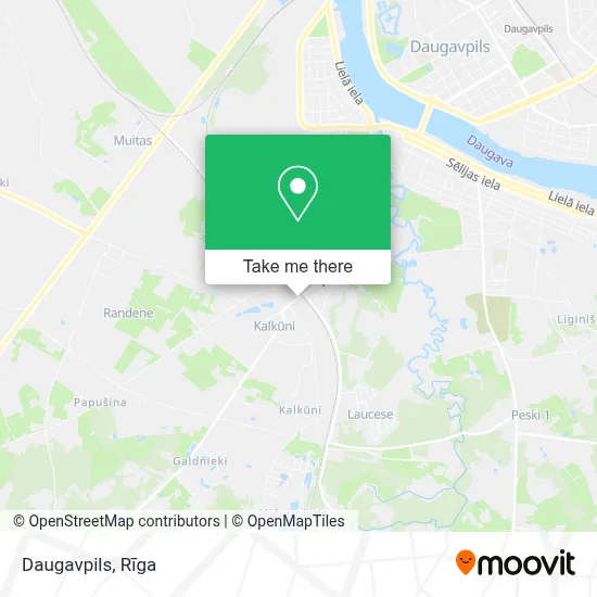 Daugavpils map