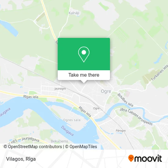 Vilagos map