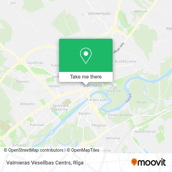 Valmieras Veselības Centrs map