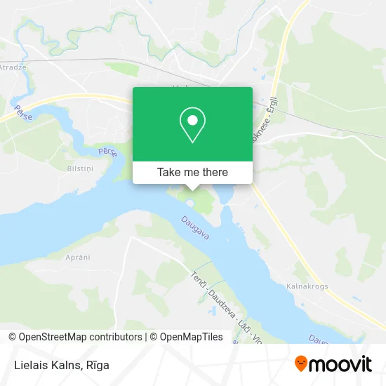 Lielais Kalns map