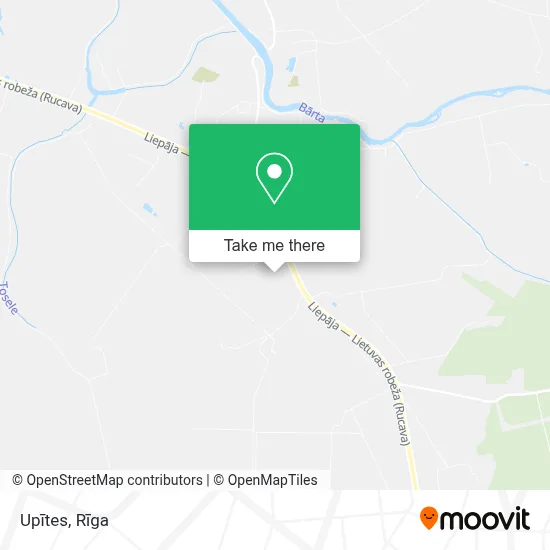 Upītes map