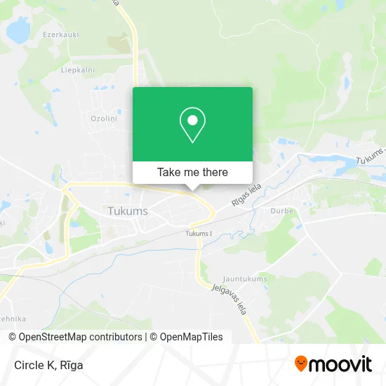 Circle K map