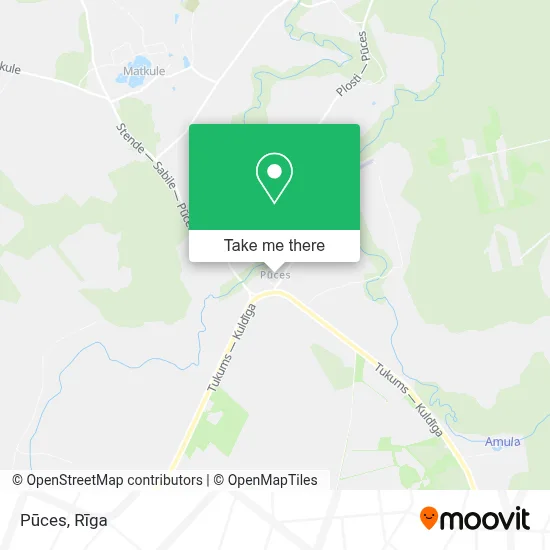 Pūces map