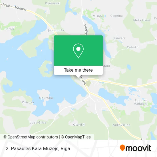 2. Pasaules Kara Muzejs map