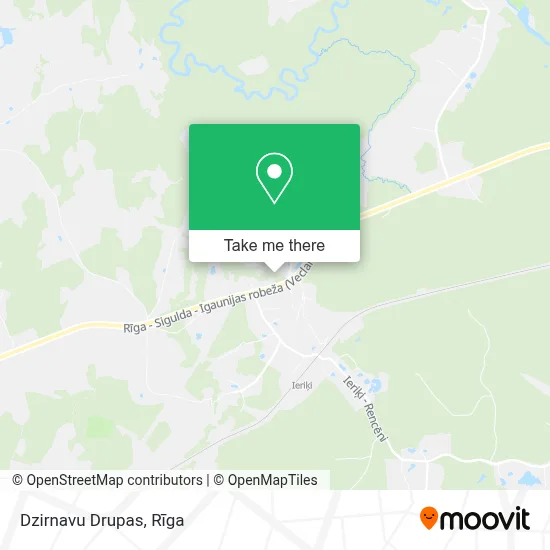 Dzirnavu Drupas map