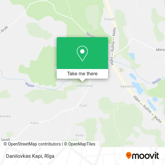 Danilovkas Kapi map