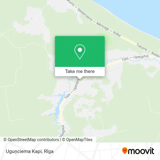 Uguņciema Kapi map