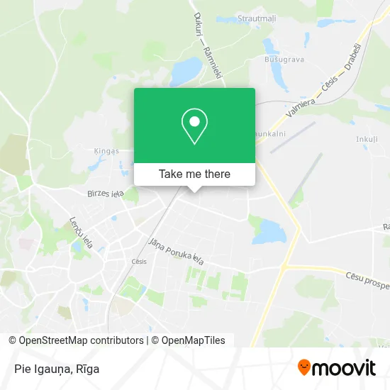 Pie Igauņa map