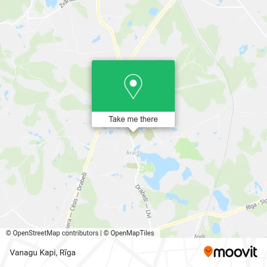 Vanagu Kapi map