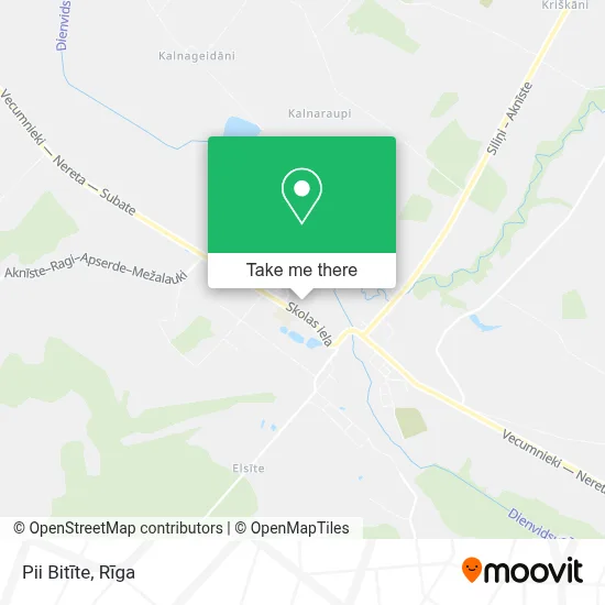 Pii Bitīte map